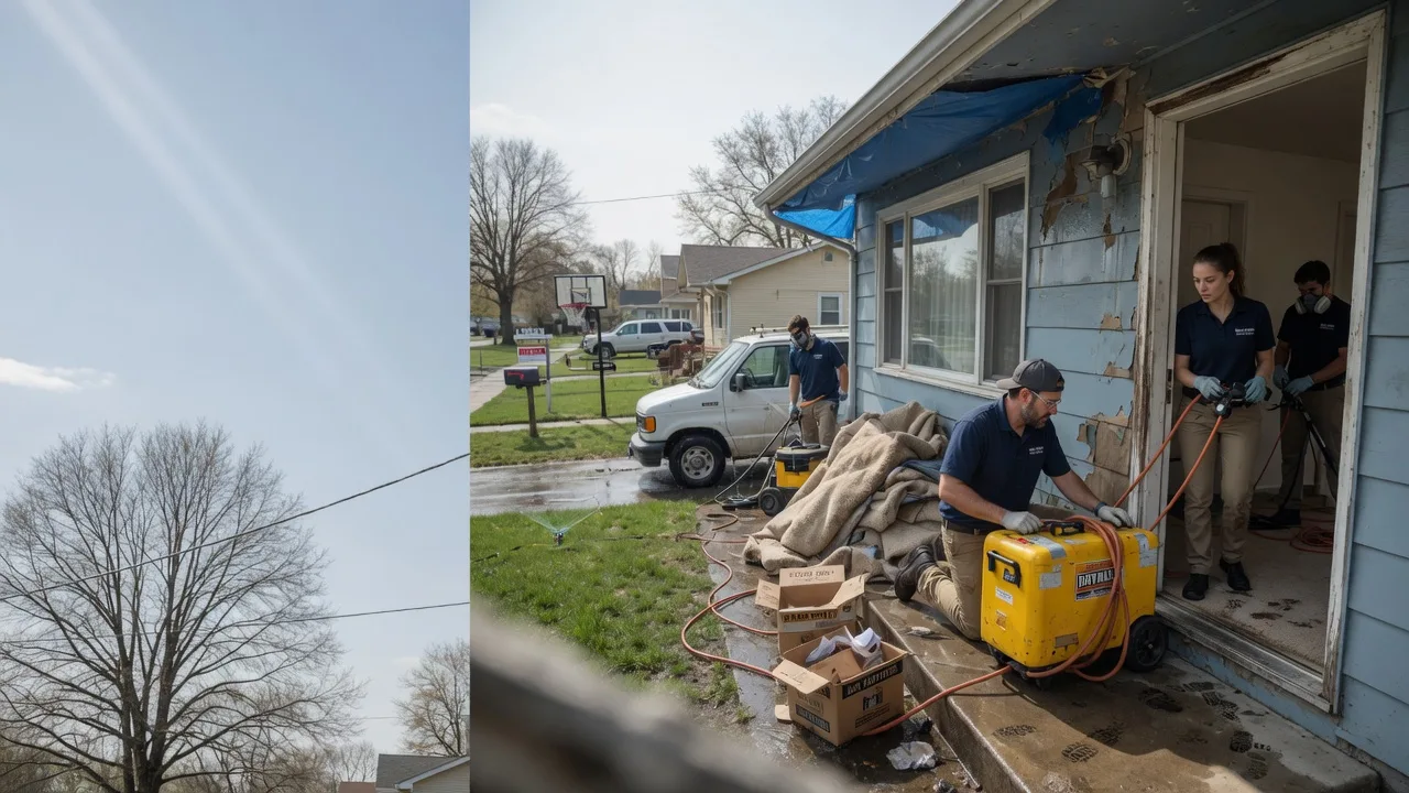 Basement Flood Cleanup in Comstock Park, MI near me